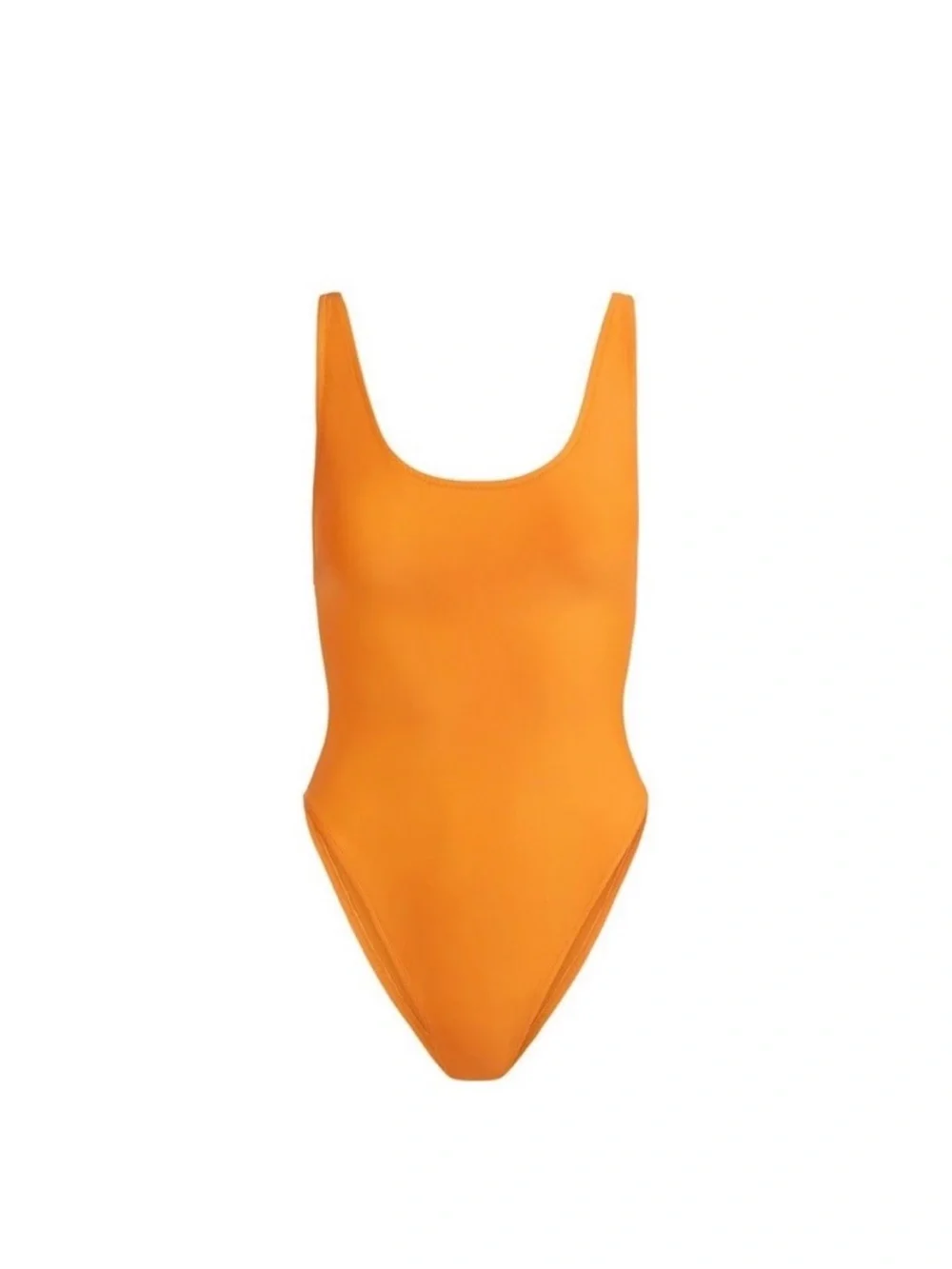 Skims signature swim one piece in Tangerine